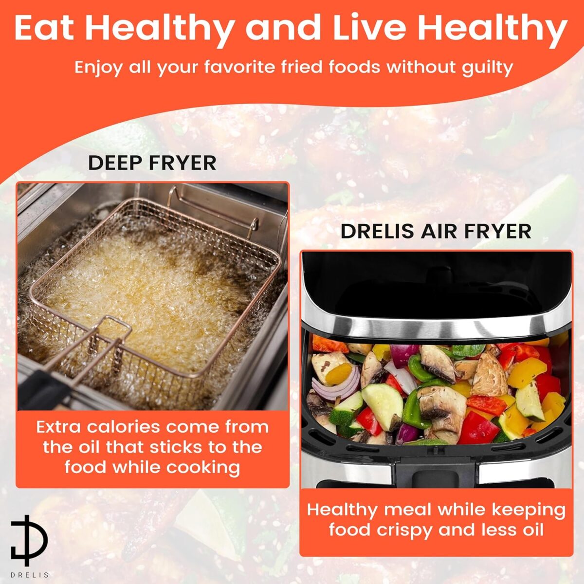 Air Fryer 5qt Convection Oven Oiless Fryer - Image 6