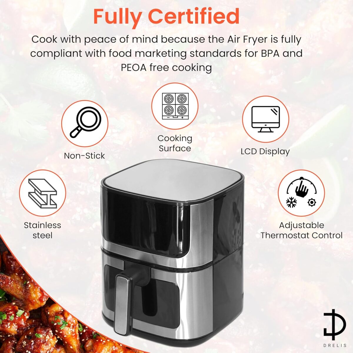 Air Fryer 5qt Convection Oven Oiless Fryer - Image 8