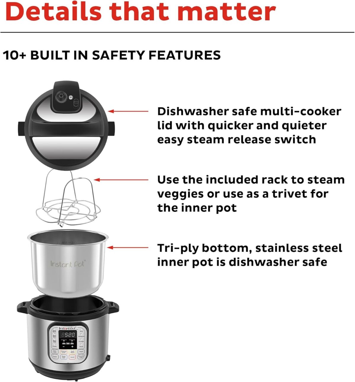 Instant Pot 6Qt Duo 120V V5 - Image 5