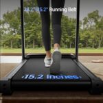 3-in-1 Treadmill with 14% Incline, Portable Treadmills for Home with Handle, Foldable Treadmills with 300 Lbs Weight Capacity, 3.0HP Quiet Walking Pad Treadmill, Three Touch Screen - Image 7