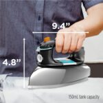 BLACK+DECKER The Classic Iron, F67E-T, Aluminum Soleplate, Steam or Dry Ironing, 7 Temperature Settings, Anti-Drip - Image 7