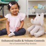 Baby Gund Animated Flappy The Elephant Plush, Singing Stuffed Animal Baby Toy for Ages 0 and Up, Gray, 12" - Image 7