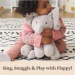 Baby Gund Animated Flappy The Elephant Plush, Singing Stuffed Animal Baby Toy for Ages 0 and Up, Gray, 12" - Image 8