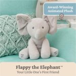 Baby Gund Animated Flappy The Elephant Plush, Singing Stuffed Animal Baby Toy for Ages 0 and Up, Gray, 12" - Image 9