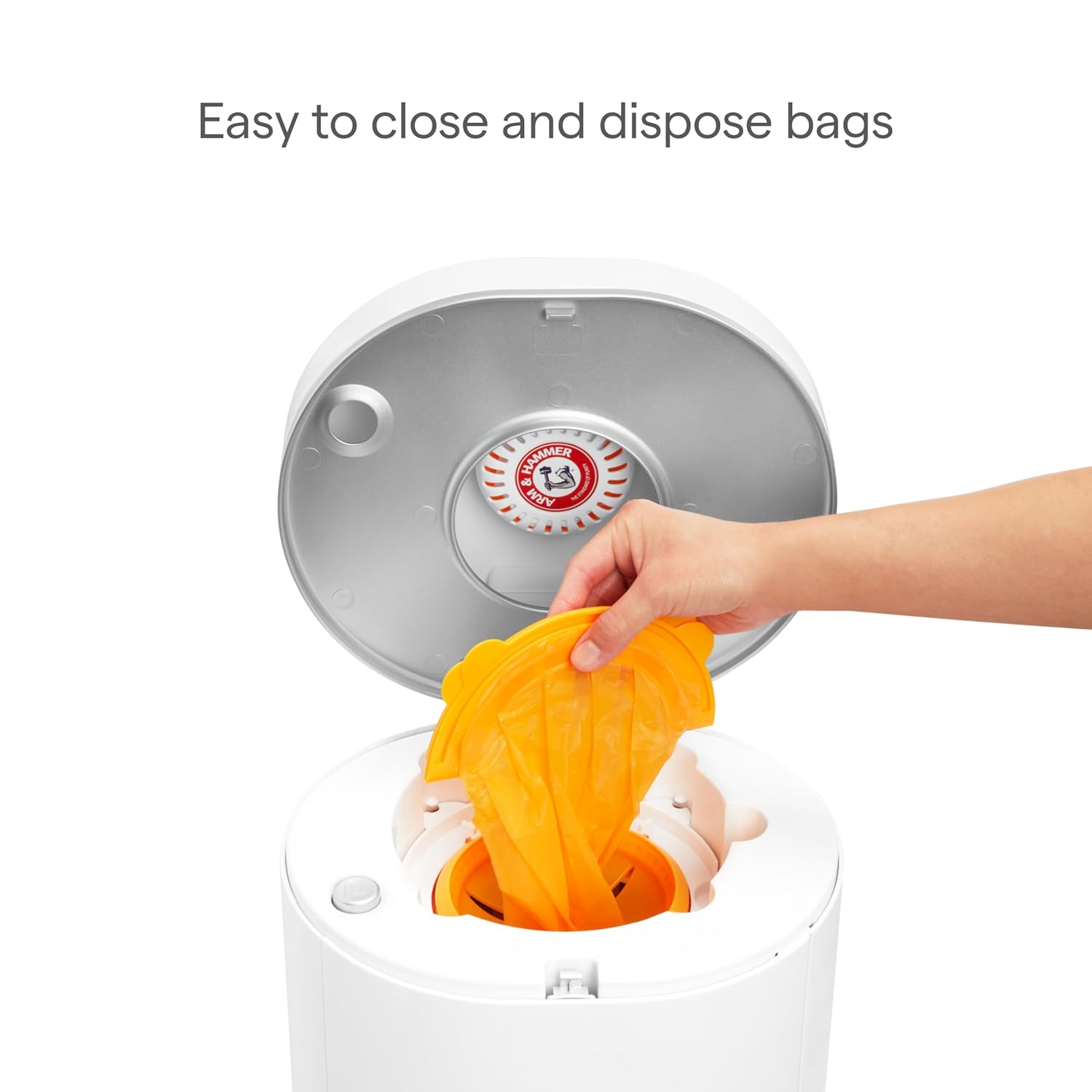 1760297271_Munchkin®-Arm-Hammer-Diaper-Pail-Snap-Seal-Toss™-Refill-Bags-Holds-up-to-600-Newborn-Diapers-20-Pack.jpg Munchkin® Arm & Hammer Diaper Pail Snap, Seal & Toss™ Refill Bags, Holds up to 600 Newborn Diapers, 20 Pack - Image 7
