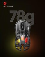 GravaStar Mercury M2 Wireless Gaming Mouse with 26,000 DPI, PAW3395DM Sensor -79g Lightweight Hollowed-Out Design -5 Programmable Buttons -5 Dynamic Lightsync RGB - Image 6