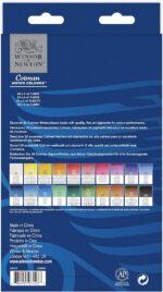 Winsor & Newton Cotman Watercolor Paint Set, 20 Colors, 5ml (0.17-oz) Tubes - Image 3