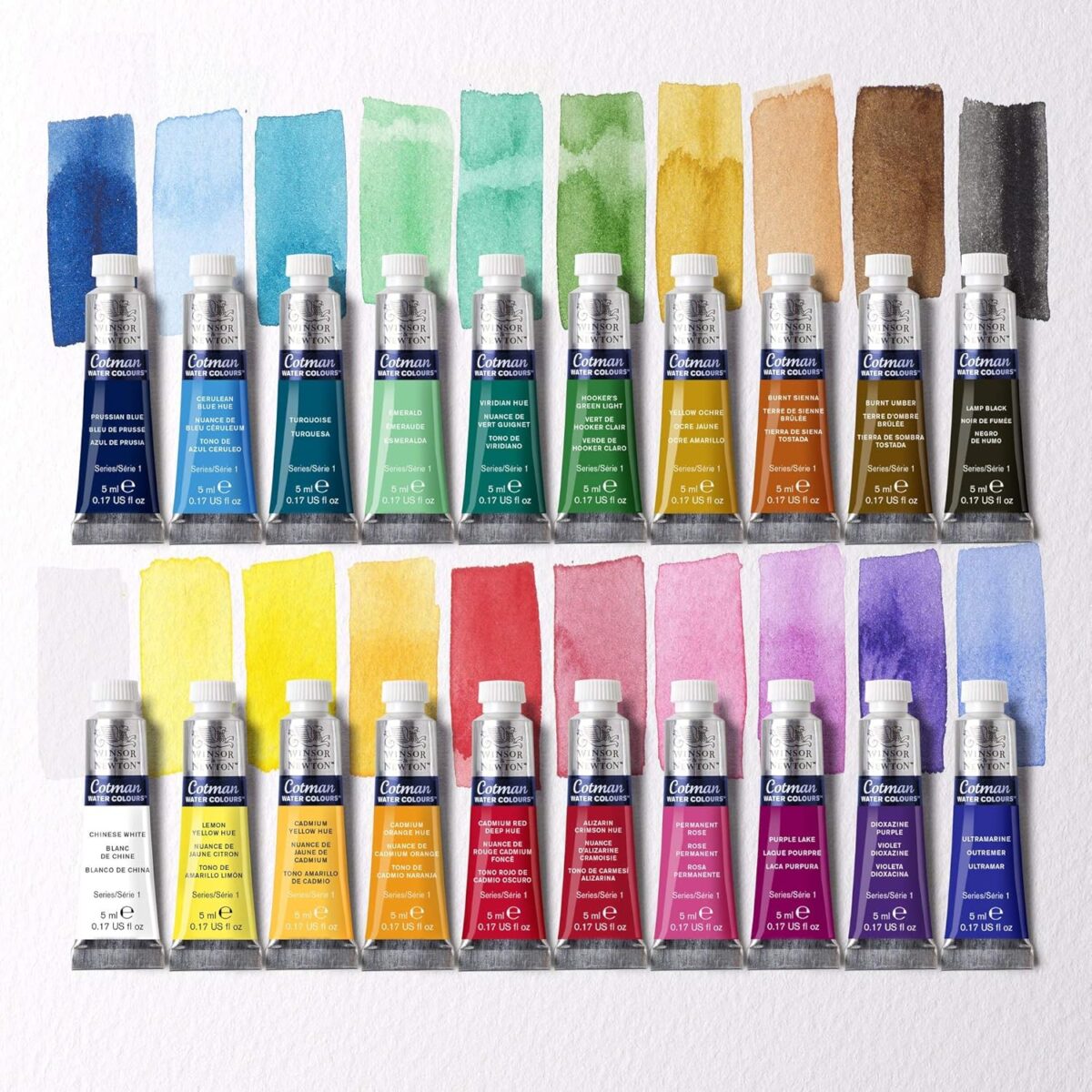Winsor & Newton Cotman Watercolor Paint Set, 20 Colors, 5ml (0.17-oz) Tubes - Image 5