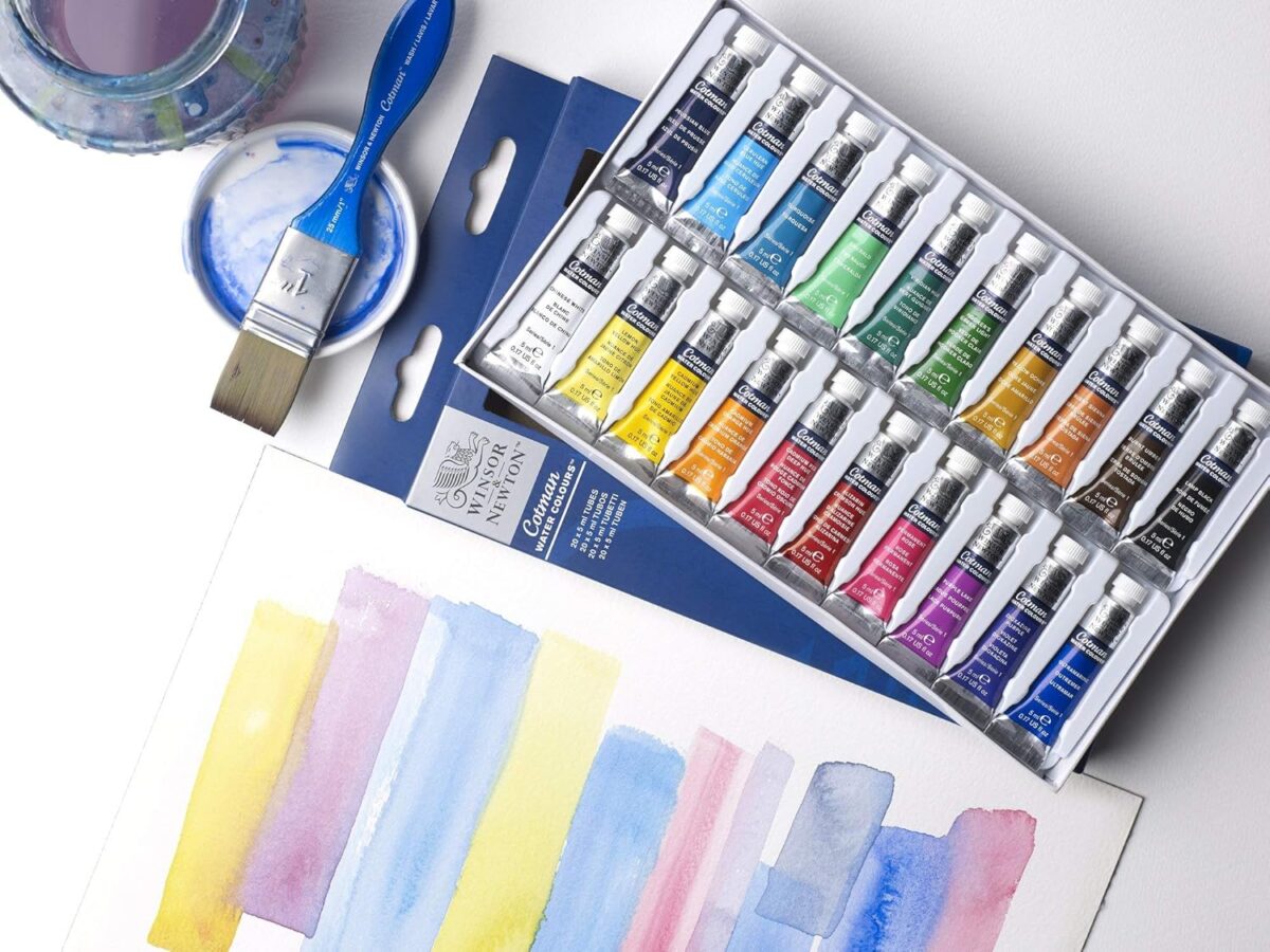 Winsor & Newton Cotman Watercolor Paint Set, 20 Colors, 5ml (0.17-oz) Tubes - Image 7