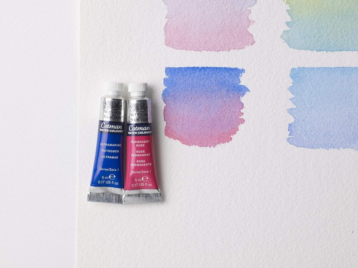 Winsor & Newton Cotman Watercolor Paint Set, 20 Colors, 5ml (0.17-oz) Tubes - Image 9