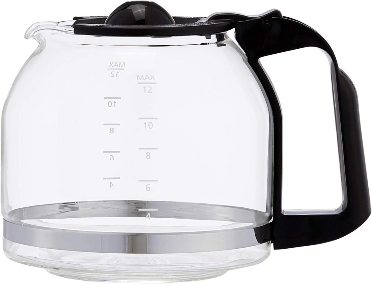 Amazon Basics Coffee Makers, 12-Cup Coffee Machines with Reusable Filter, Coffee Pots, Black & Stainless Steel - Image 6