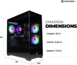 CyberPowerPC Gamer Master Gaming PC, AMD Ryzen 5 5500 3.6GHz, Radeon RX 6400 4GB, 16GB DDR4, 500GB PCIe Gen4 SSD, WiFi Ready & Windows 11 Home (GMA3100A) - Image 4