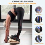 TEMI Slant Board for Calf-Stretching - Wooden Incline Wedge Stretcher for Squats, Foot & Ankle Mobility, Portable Fitness Equipment, Balance Block for Heel Stretch - Image 6