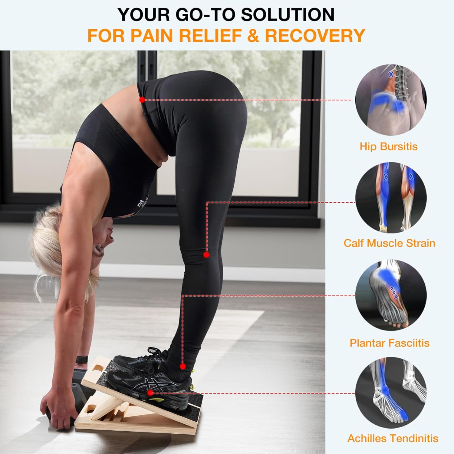 1760381009_TEMI-Slant-Board-for-Calf-Stretching-Wooden-Incline-Wedge-Stretcher-for-Squats-Foot-Ankle-Mobility-Portable-Fitness-Equipment-Balance-Block-for-Heel-Stretch.jpg TEMI Slant Board for Calf-Stretching - Wooden Incline Wedge Stretcher for Squats, Foot & Ankle Mobility, Portable Fitness Equipment, Balance Block for Heel Stretch - Image 6
