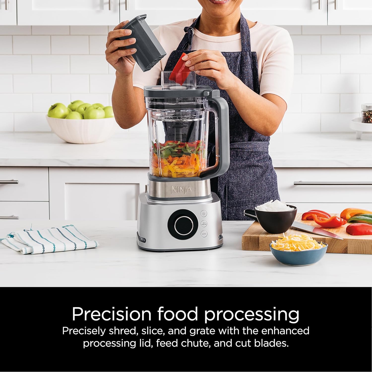 1760384009_Ninja-Blender-Food-Processor-Combo-Foodi-Power-Blender-System-for-Smoothies-Bowls-Spreads-Shakes-6-Functions-72-oz-Pitcher-To-Go-Cups-Silver-SS401.jpg Ninja Blender & Food Processor Combo, Foodi Power Blender System for Smoothies, Bowls, Spreads & Shakes, 6 Functions, 72-oz Pitcher, To-Go Cups, Silver, SS401 - Image 5