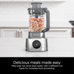 Ninja Blender & Food Processor Combo, Foodi Power Blender System for Smoothies, Bowls, Spreads & Shakes, 6 Functions, 72-oz Pitcher, To-Go Cups, Silver, SS401 - Image 6