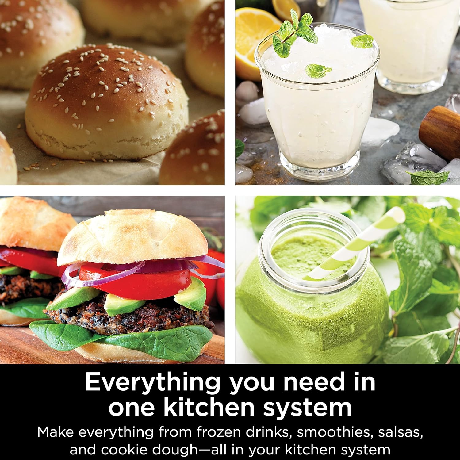 1760384026_Ninja-Blender-Food-Processor-Combo-Foodi-Power-Blender-System-for-Smoothies-Bowls-Spreads-Shakes-6-Functions-72-oz-Pitcher-To-Go-Cups-Silver-SS401.jpg Ninja Blender & Food Processor Combo, Foodi Power Blender System for Smoothies, Bowls, Spreads & Shakes, 6 Functions, 72-oz Pitcher, To-Go Cups, Silver, SS401 - Image 15