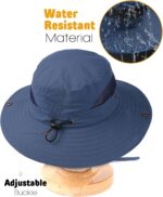 Camptrace Toddler Kids Sun Hat UPF 50+ Wide Brim Bucket Hat Outdoor Baby Beach Hat for Boys Girls 2-13 Years - Image 6
