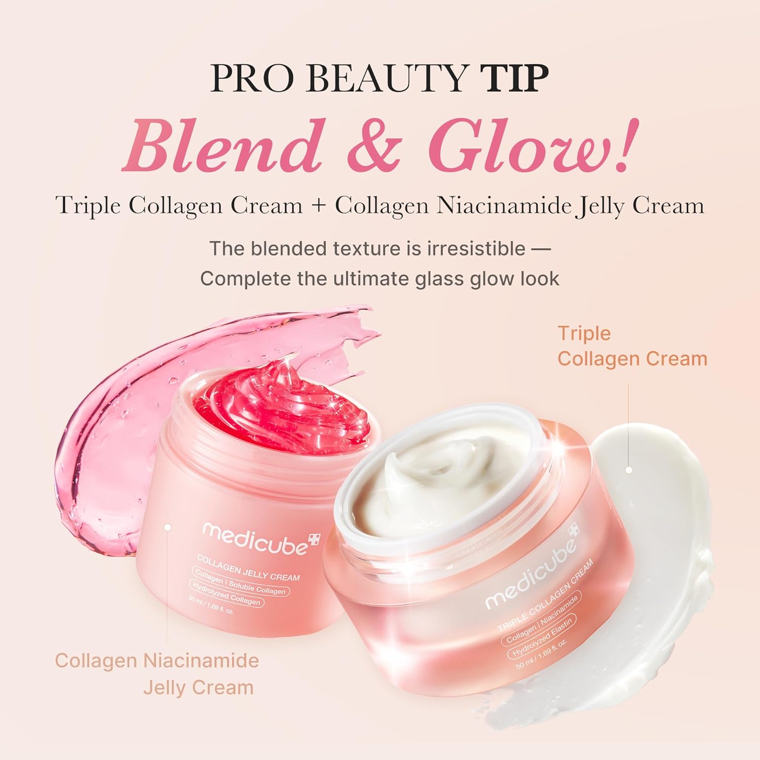 1760392417_medicube-Triple-Collagen-Cream-Hydrating-Firming-Moisturizer-with-Hyaluronic-Acid-Premium-Elastin-Shea-Butter-Wrinkle-Care-Boosts-Elasticity-Korean-Skincare-1.69-oz.jpg medicube Triple Collagen Cream - Hydrating & Firming Moisturizer with Hyaluronic Acid, Premium Elastin, Shea Butter - Wrinkle Care & Boosts Elasticity - Korean Skincare, 1.69 oz - Image 7
