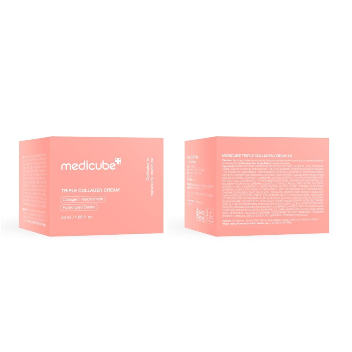 medicube Triple Collagen Cream - Hydrating & Firming Moisturizer with Hyaluronic Acid, Premium Elastin, Shea Butter - Wrinkle Care & Boosts Elasticity - Korean Skincare, 1.69 oz - Image 9