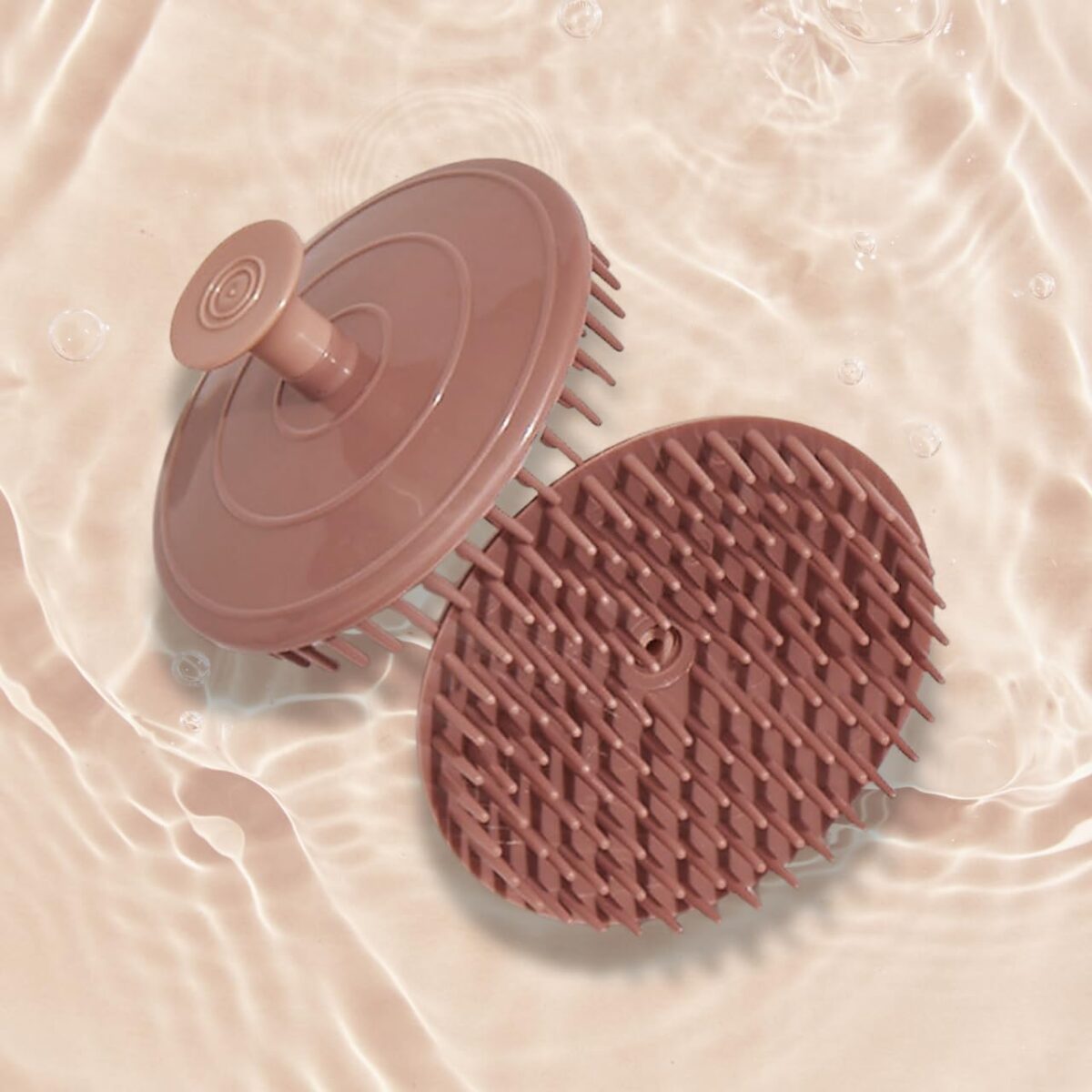 Kitsch Scalp Massager for Hair Care - Scalp Scrubber, Shampoo Brush & Exfoliator for All Hair Types - Relaxing & Exfoliating - Terracotta - Image 9