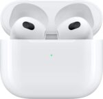 Apple AirPods (3rd Generation) Wireless Ear Buds, Bluetooth Headphones, Personalized Spatial Audio, Sweat and Water Resistant, Lightning Charging Case Included, Up to 30 Hours of Battery Life - Image 4