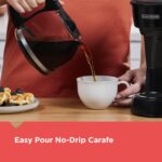 BLACK+DECKER 12-Cup Coffee Maker with Easy On/Off Switch, Easy Pour, Non-Drip Carafe with Removable Filter Basket, Vortex Technology, Black - Image 6