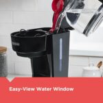 BLACK+DECKER 12-Cup Coffee Maker with Easy On/Off Switch, Easy Pour, Non-Drip Carafe with Removable Filter Basket, Vortex Technology, Black - Image 10
