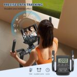 Dripex Elliptical Exercise Machine, Hyper-Quiet Magnetic Elliptical Machine for Home, Elliptical Training Machines with 16 Levels Resistance, 8KG Flywheel, Pulse Sensor, 15.3IN Stride - Image 6