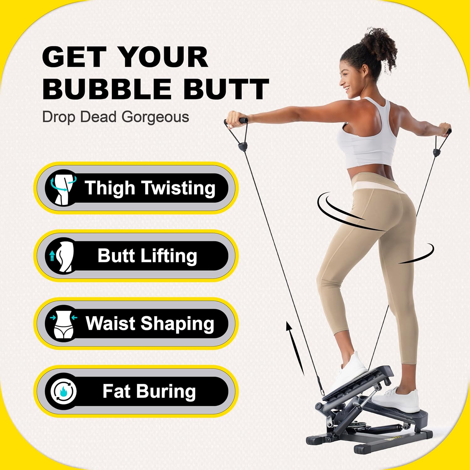 1760468092_Stepper-Machine-with-Resistance-Bands-Mini-Stepper-with-300LBS-Weight-Capacity-Twist-Stepper-for-Full-Body-Workout-Adjustable-Step-Height-Smooth-and-Quiet-Step-Machine-for-Men-Women.jpg Stepper Machine with Resistance Bands, Mini Stepper with 300LBS Weight Capacity, Twist Stepper for Full Body Workout, Adjustable Step Height, Smooth and Quiet, Step Machine for Men Women - Image 7