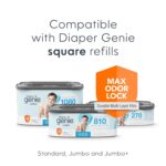 Diaper Genie Select Pail (Polka Dot) is Made of Durable Stainless Steel and Includes 1 Starter Square Refill That can Hold up to 165 Newborn-Sized Diapers. - Image 7