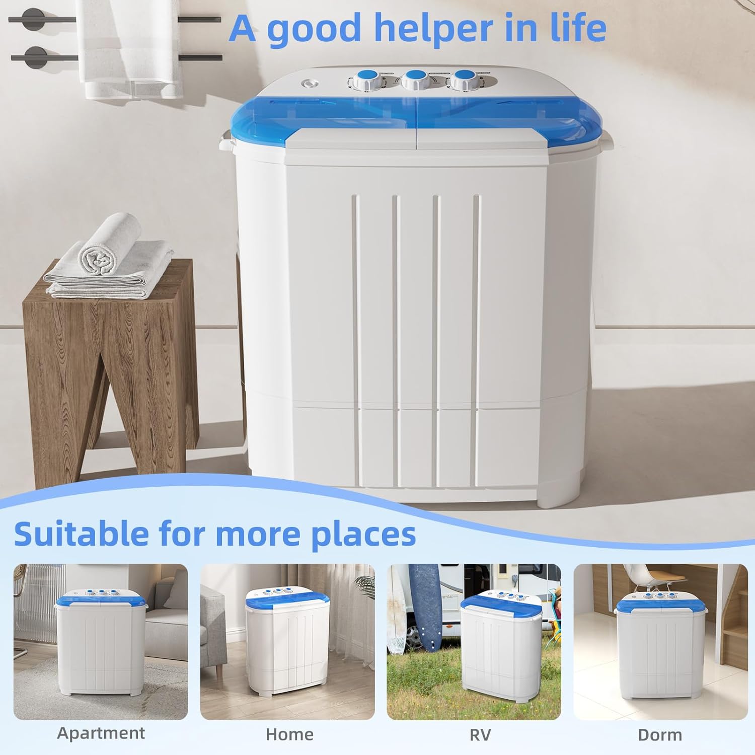 1760470704_VCJ-Portable-Washing-Machine-Twin-Tub-Washing-Machine-Laundry-Compact-Washer-spinner-Combo-with-14lbs-capacity-9Lbs-Washer-and-5Lbs-Spinner-dryer-for-Apartments-RVs-and-Dorms.jpg VCJ Portable Washing Machine, Twin Tub Washing Machine Laundry Compact Washer spinner Combo with 14lbs capacity, 9Lbs Washer and 5Lbs Spinner dryer for Apartments RVs and Dorms - Image 7