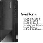 Lenovo ThinkCentre Neo 50t Tower Desktop Computer, 4-core Intel Core i3-13100, 32GB RAM, 1TB SSD, 3-Monitor Ports (DP+HDMI+VGA), RJ-45, WiFi, USB-C, Card Reader, Wired KB & Mouse, Windows 11 Pro - Image 5