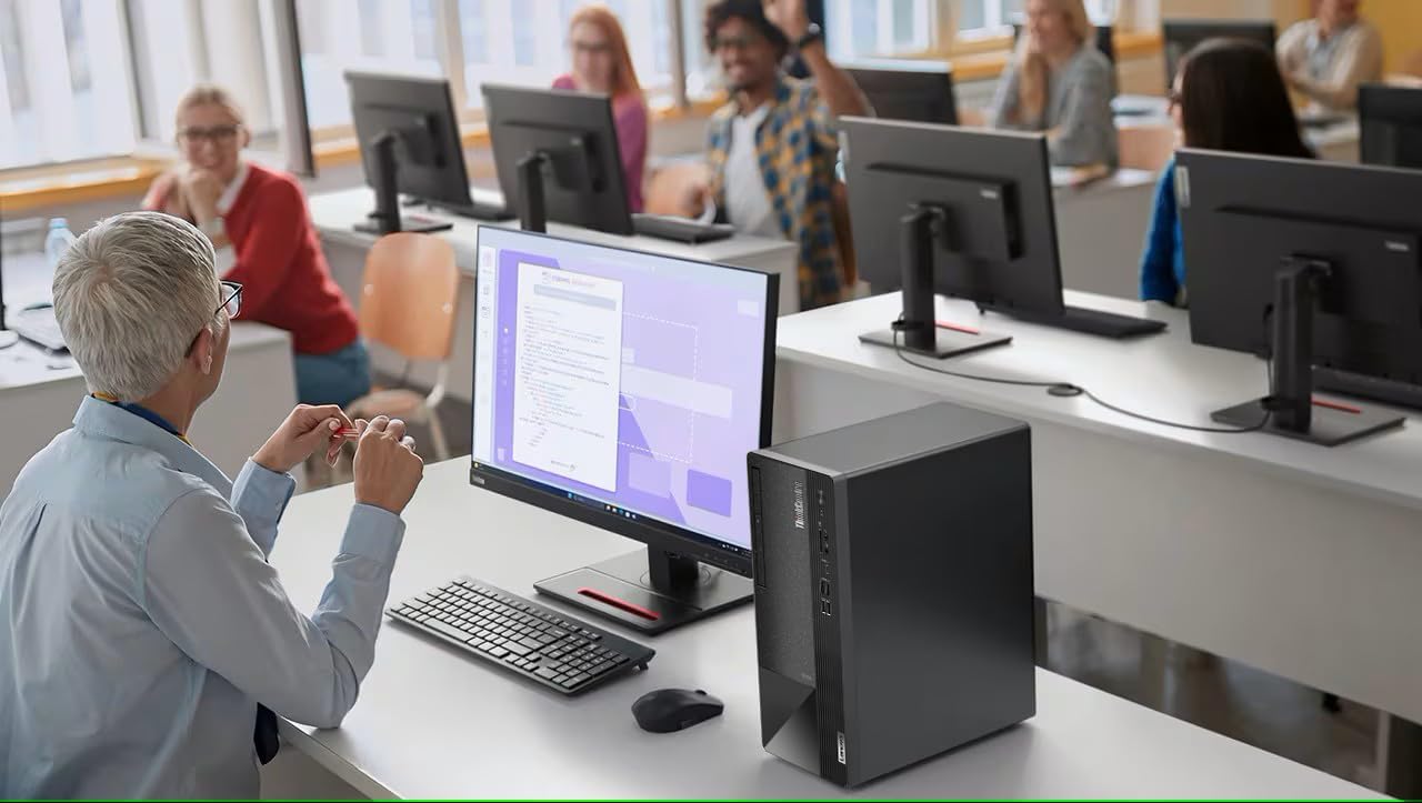 1760475684_Lenovo-ThinkCentre-Neo-50t-Tower-Desktop-Computer-4-core-Intel-Core-i3-13100-32GB-RAM-1TB-SSD-3-Monitor-Ports-DPHDMIVGA-RJ-45-WiFi-USB-C-Card-Reader-Wired-KB-Mouse-Windows-11-Pro.jpg Lenovo ThinkCentre Neo 50t Tower Desktop Computer, 4-core Intel Core i3-13100, 32GB RAM, 1TB SSD, 3-Monitor Ports (DP+HDMI+VGA), RJ-45, WiFi, USB-C, Card Reader, Wired KB & Mouse, Windows 11 Pro - Image 7