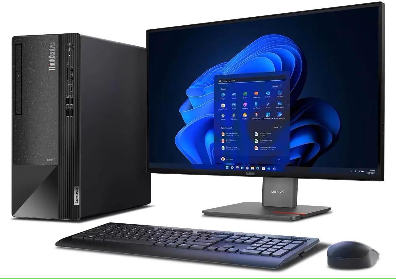 1760475686_Lenovo-ThinkCentre-Neo-50t-Tower-Desktop-Computer-4-core-Intel-Core-i3-13100-32GB-RAM-1TB-SSD-3-Monitor-Ports-DPHDMIVGA-RJ-45-WiFi-USB-C-Card-Reader-Wired-KB-Mouse-Windows-11-Pro.jpg Lenovo ThinkCentre Neo 50t Tower Desktop Computer, 4-core Intel Core i3-13100, 32GB RAM, 1TB SSD, 3-Monitor Ports (DP+HDMI+VGA), RJ-45, WiFi, USB-C, Card Reader, Wired KB & Mouse, Windows 11 Pro - Image 9