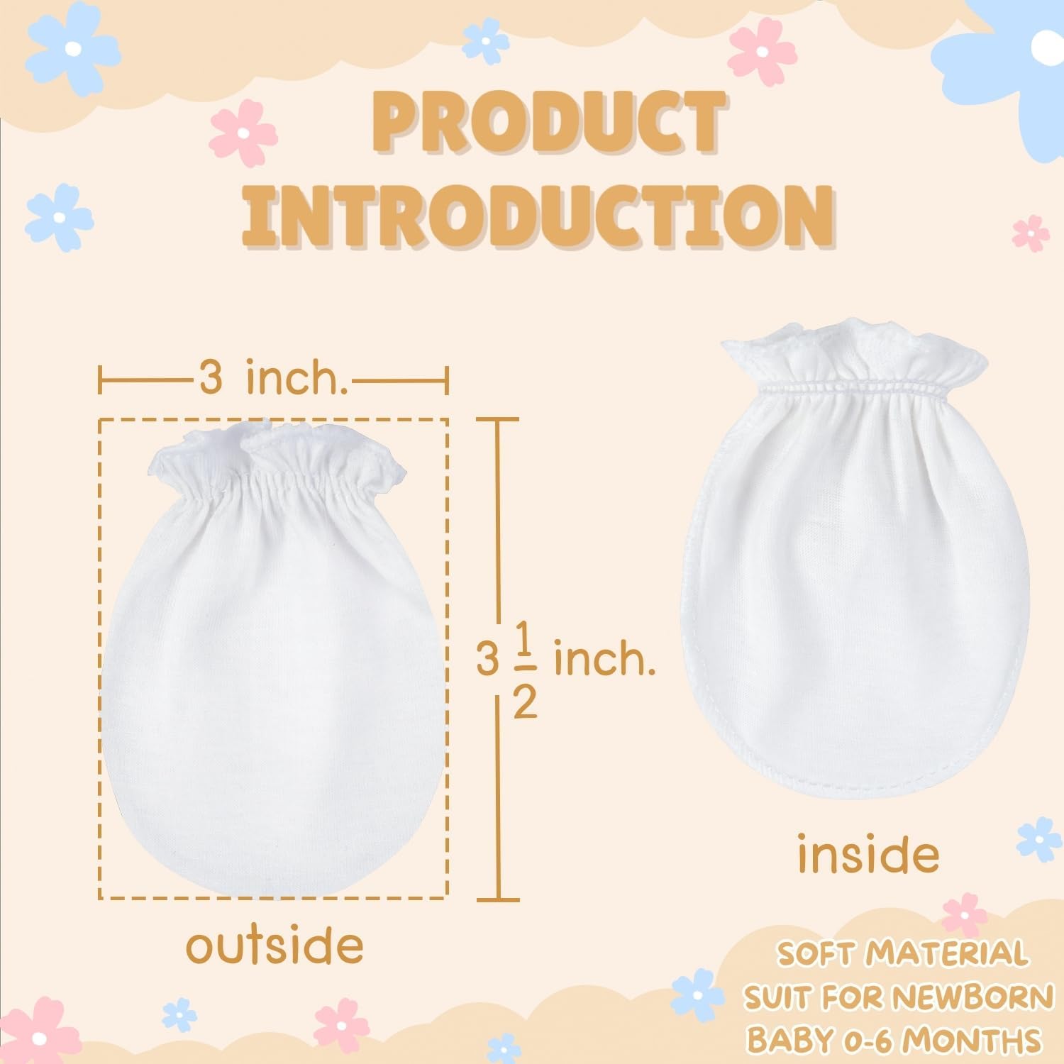 1760476762_RATIVE-No-Scratch-Mittens-Organic-Cotton-for-Newborn-Baby-0-6-Months-Boys-Girls.jpg RATIVE No Scratch Mittens Organic Cotton for Newborn Baby 0-6 Months Boys Girls - Image 3
