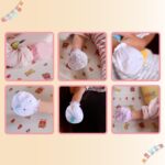RATIVE No Scratch Mittens Organic Cotton for Newborn Baby 0-6 Months Boys Girls - Image 6