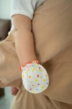 RATIVE No Scratch Mittens Organic Cotton for Newborn Baby 0-6 Months Boys Girls - Image 7