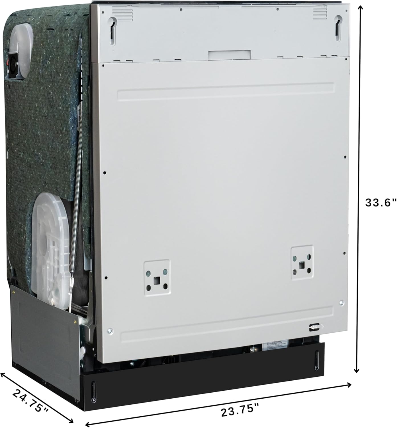 1760477025_KoolMore-KM-DW2445-PR-24-in.-Panel-Ready-14-Place-Settings-45-DB-Dishwasher-in-Stainless-Steel-UL-and-Energy-Star-Certified.jpg KoolMore KM-DW2445-PR 24 in. Panel Ready 14 Place Settings 45 DB Dishwasher in Stainless-Steel, UL and Energy Star Certified - Image 4