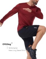 6 Pack Men's Quick Dry Long Sleeve Shirts UPF 50+ UV Sun Protection SPF Shirt Moisture Wicking T-Shirt for Casual Workout - Image 6