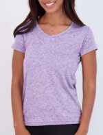 Real Essentials 5 Pack: Women's Dry Fit Short Sleeve V Neck Workout Top - Fitness Gym Athletic Yoga T-Shirt (Plus Available) - Image 4