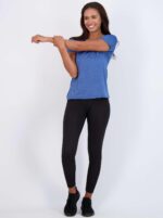 Real Essentials 5 Pack: Women's Dry Fit Short Sleeve V Neck Workout Top - Fitness Gym Athletic Yoga T-Shirt (Plus Available) - Image 6
