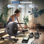 FEIERDUN Rower Machine, Compact Rowing Machines for Home with 350LBS Loading Capacity, Magetic Rower Machine for Home with APP, Row Machine with Dual Slide Rail - Image 10