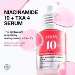 ANUA Niacinamide 10 + TXA 4 Serum, Hyaluronic Acid, Tranexamic acid, Facial Serum for Glass Skin, Clarifying, Radiant Complexion with Natural Color, Korean Skin Care (30ml /1.01 fl.oz) - Image 4