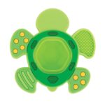 Nuby Teethe N' Pop Sensory Play Teether - Baby Teething Toy - 3+ Months - Turtle - Image 6
