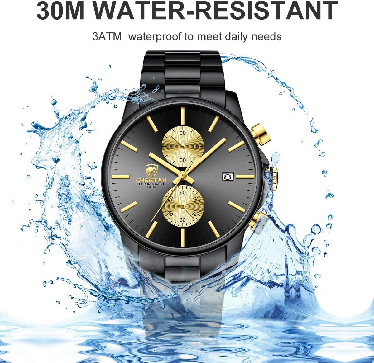 1760558241_GOLDEN-HOUR-Fashion-Business-Mens-Watches-with-Stainless-Steel-Waterproof-Chronograph-Quartz-Watch-for-Men-Auto-Date.jpg GOLDEN HOUR Fashion Business Mens Watches with Stainless Steel Waterproof Chronograph Quartz Watch for Men, Auto Date - Image 6