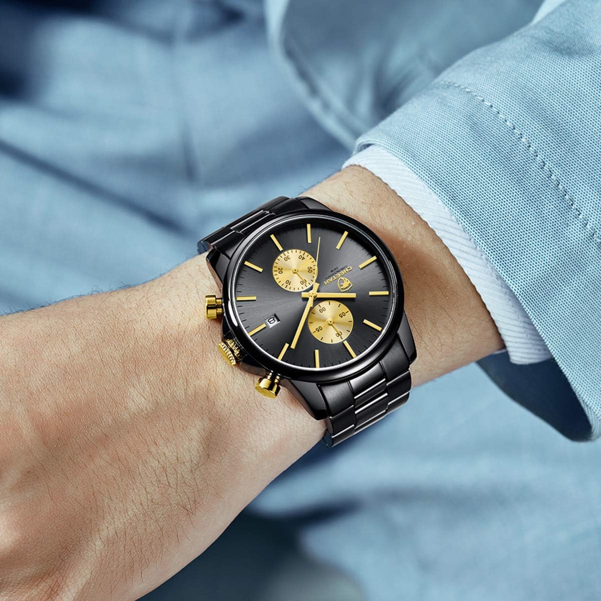 1760558244_GOLDEN-HOUR-Fashion-Business-Mens-Watches-with-Stainless-Steel-Waterproof-Chronograph-Quartz-Watch-for-Men-Auto-Date.jpg GOLDEN HOUR Fashion Business Mens Watches with Stainless Steel Waterproof Chronograph Quartz Watch for Men, Auto Date - Image 8