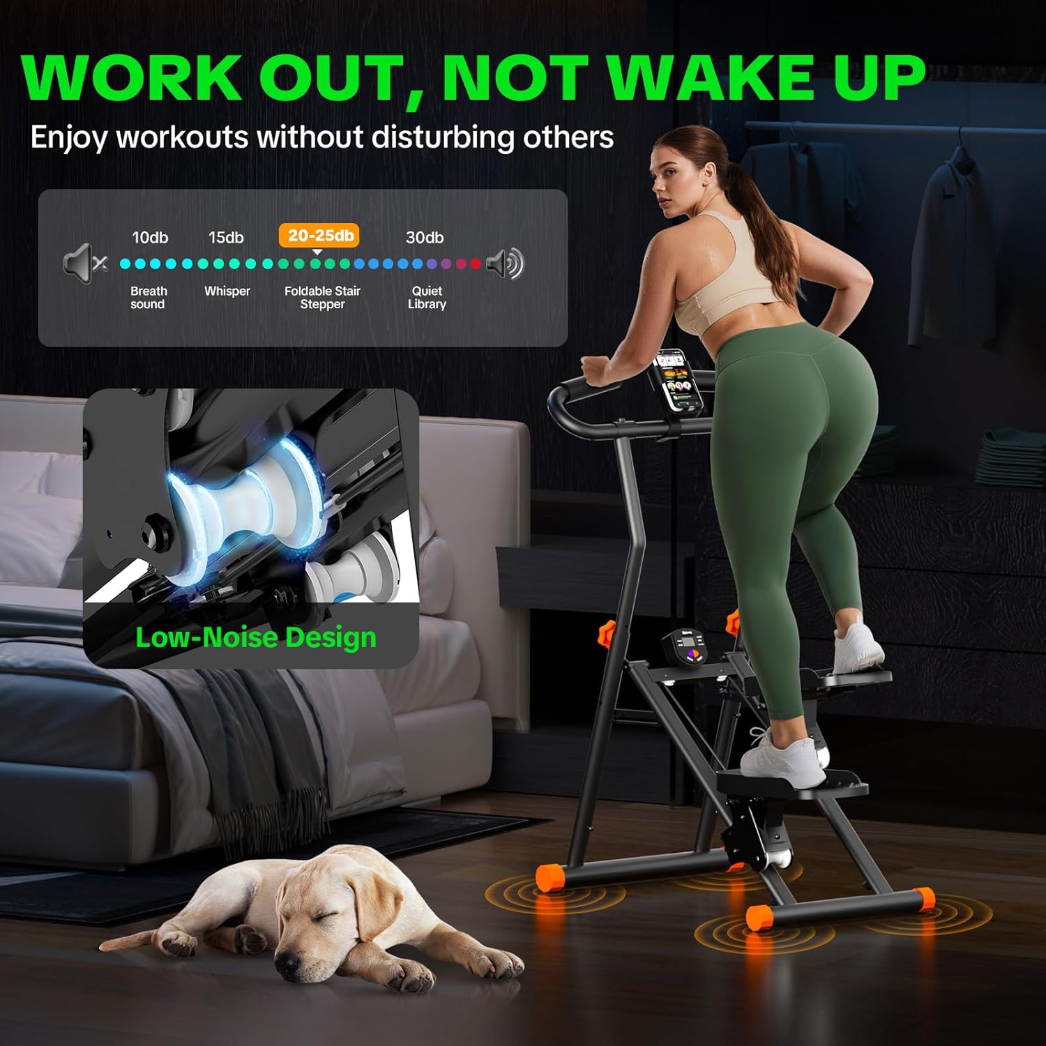 1760558485_Stair-Stepper-for-Home-Gym-2025-Upgrade-Stair-Climber-w-3-Level-Resistance-Height-Non-Slip-Pedals-Digital-Tracker-Phone-Holder-Home-Exercise-Machine-for-Women-Men.jpg Stair Stepper for Home Gym, 2025 Upgrade Stair Climber w/ 3-Level Resistance & Height, Non-Slip Pedals, Digital Tracker & Phone Holder Home Exercise Machine for Women Men - Image 4