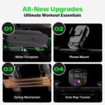 Stair Stepper for Home Gym, 2025 Upgrade Stair Climber w/ 3-Level Resistance & Height, Non-Slip Pedals, Digital Tracker & Phone Holder Home Exercise Machine for Women Men - Image 5
