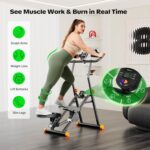 Stair Stepper for Home Gym, 2025 Upgrade Stair Climber w/ 3-Level Resistance & Height, Non-Slip Pedals, Digital Tracker & Phone Holder Home Exercise Machine for Women Men - Image 7